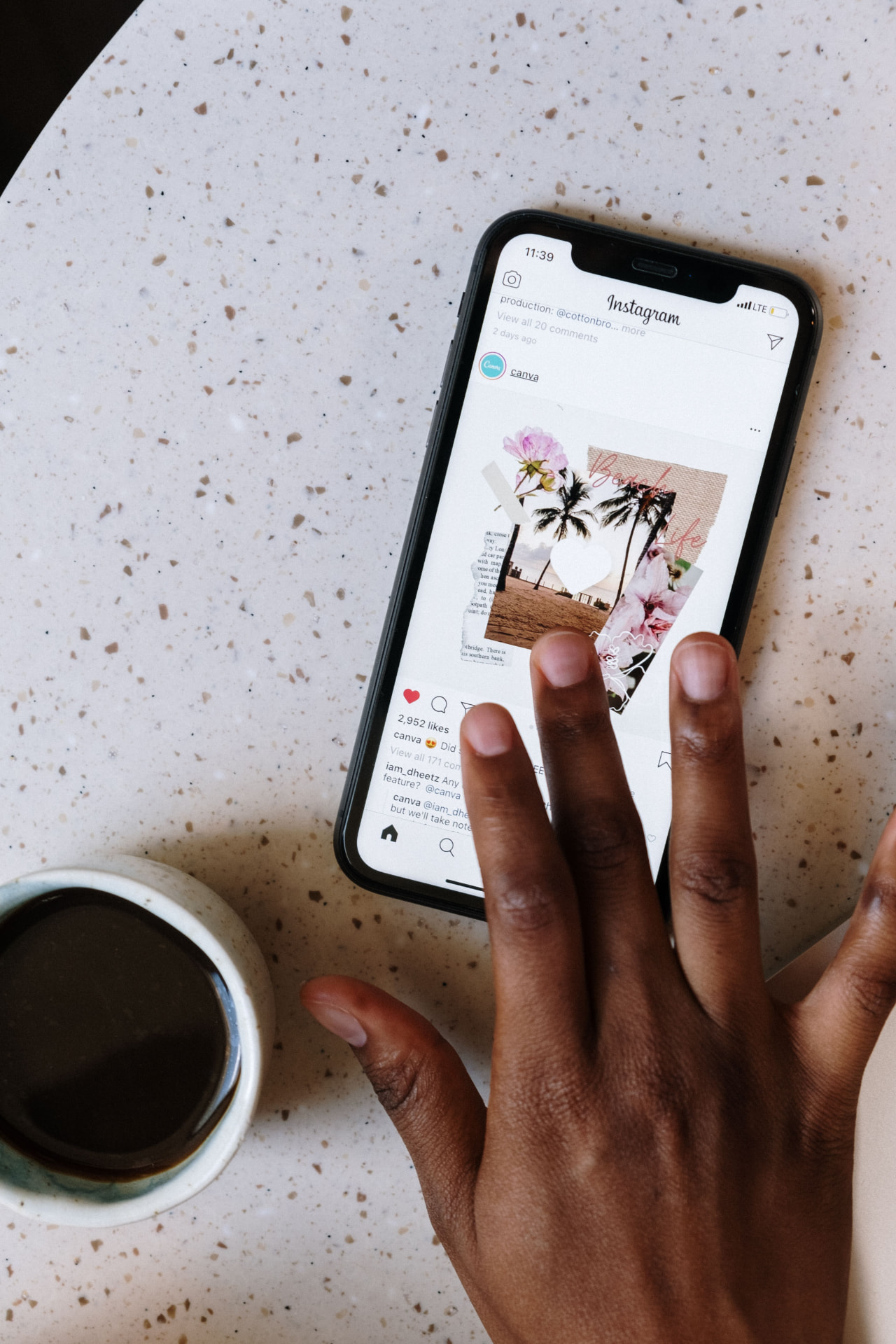 Instagram profile grid from a 30 day organic growth test
